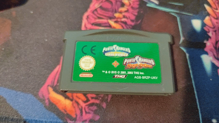 2 Games in 1 Double Pack: Power Rangers Ninja Storm + Power Rangers Time Force Game Boy Advance