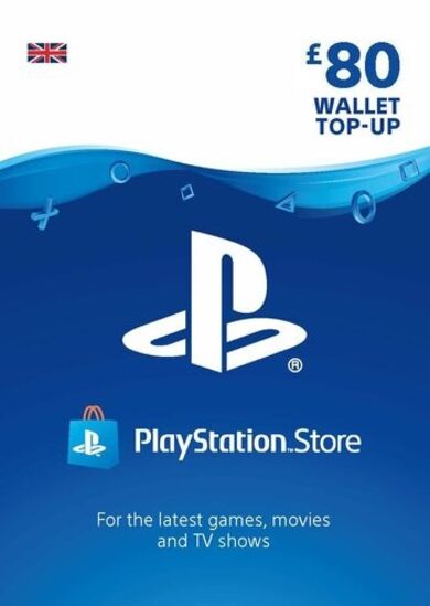 E-shop PlayStation Network Card 80 GBP (UK) PSN Key UNITED KINGDOM