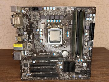 Pirkti ASRock B75 Pro3-M Intel B75 Micro ATX DDR3 LGA1155 2 x PCI-E x16 ...