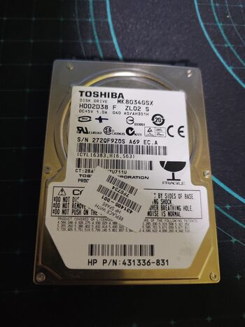 Toshiba 80GB HDD