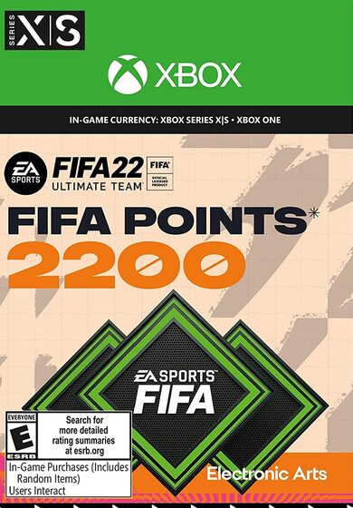 E-shop FIFA 22 - 2200 FUT Points Xbox Live Key EUROPE