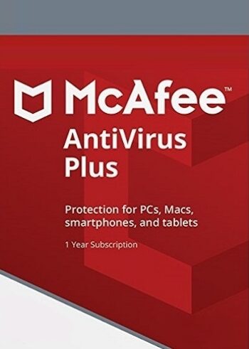 McAfee AntiVirus Plus 1 Dispositivo, 1 Anno PC, Android, Mac, iOS McAfee Key GLOBAL