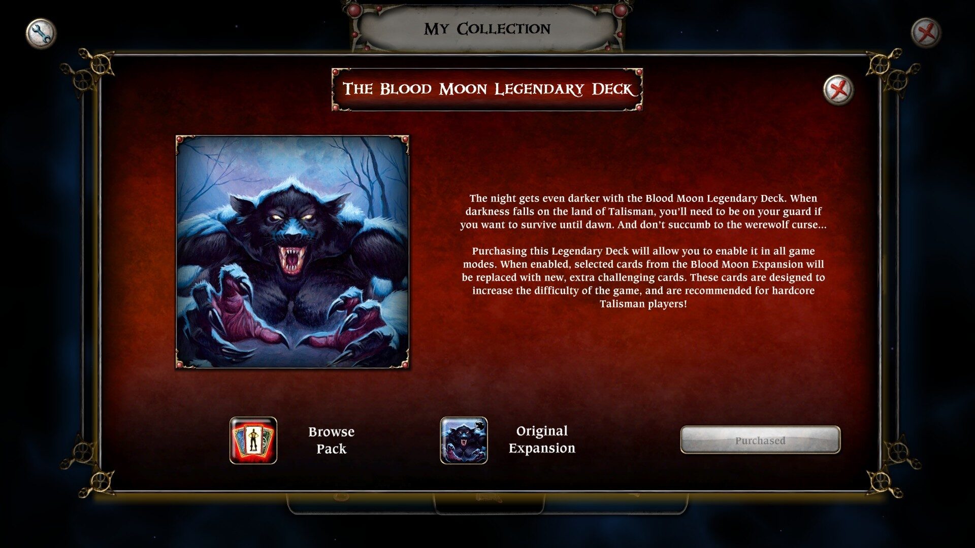 Buy Talisman - The Blood Moon Expansion: Legendary Deck (DLC) PC Steam key!  Cheap price | ENEBA