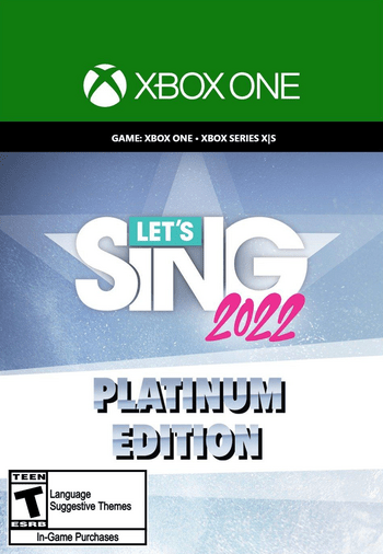 Let's Sing 2022 Platinum Edition XBOX LIVE Key GLOBAL