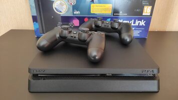 PlayStation 4 Slim, 500GB, du dualshock v2 pulteliai for sale