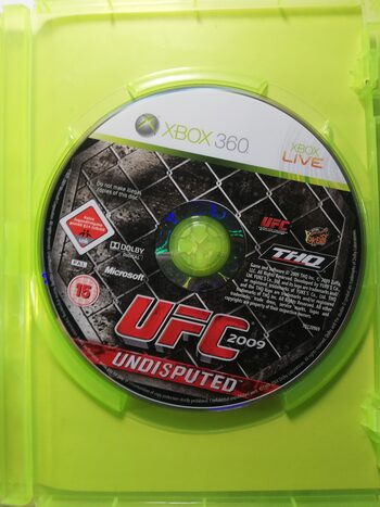 UFC 2009 Undisputed Xbox 360 for sale