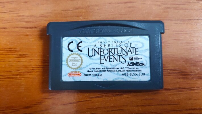Lemony Snicket's A Series of Unfortunate Events Game Boy Advance