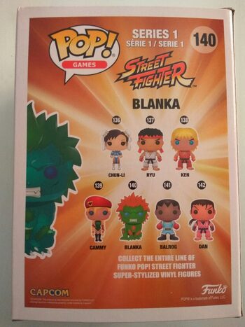 figura Funko Pop Blanka (green) Street Fighter nuevo