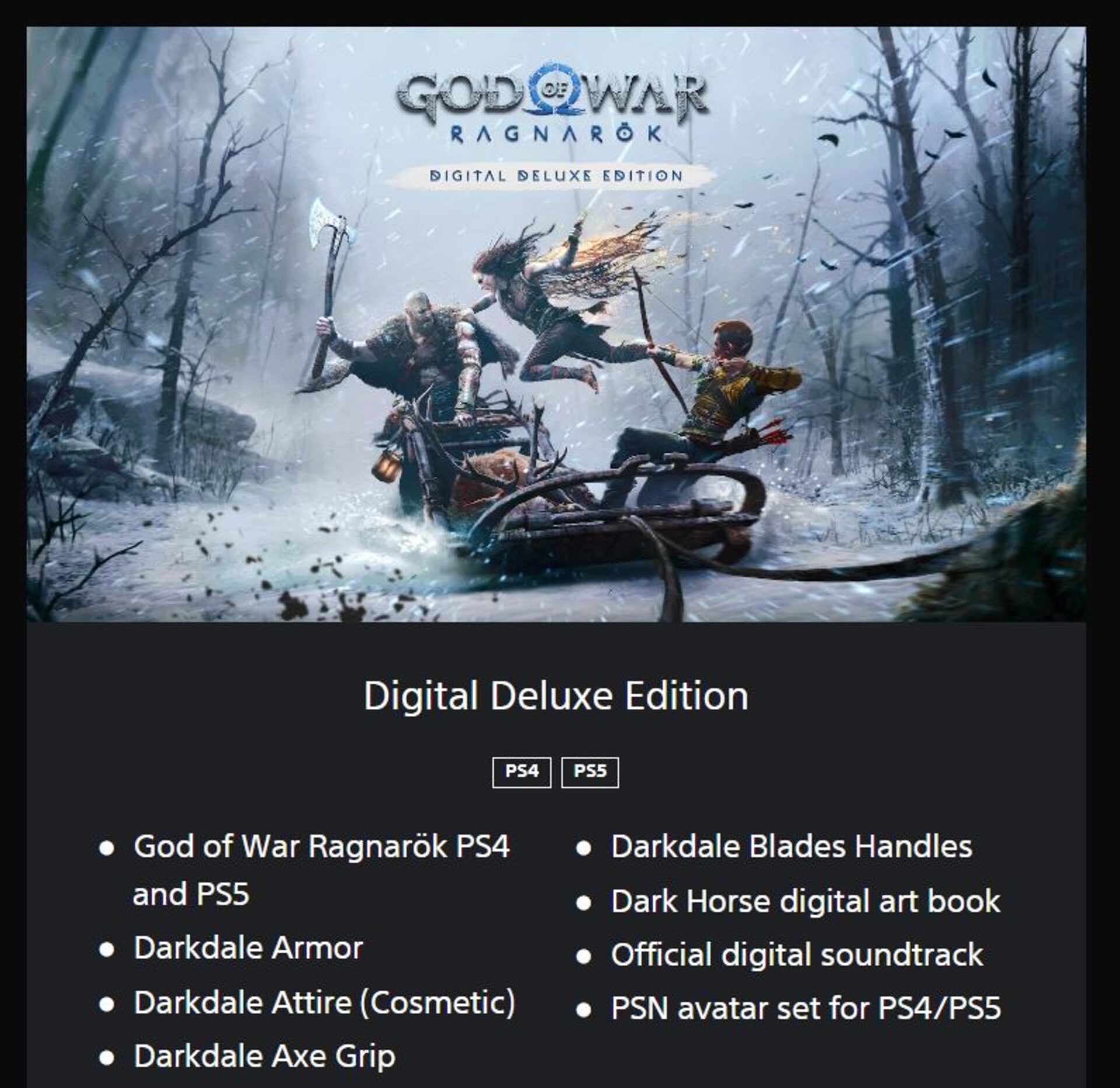 God of War Ragnarök Edição Digital Deluxe PS5 I MÍDIA DIGITAL