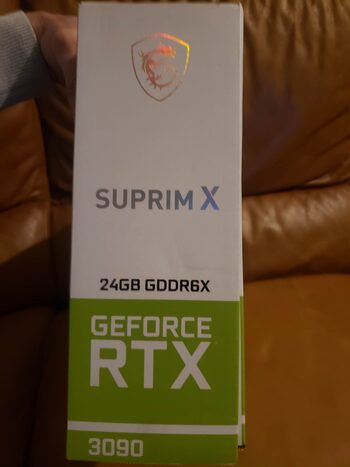 MSI GeForce RTX 3090 SUPRIM 24G 24 GB 1400-1815 Mhz PCIe x16 GPU