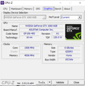 Get Asus GeForce GTX 1060 6GB 6 GB 1518-1759 Mhz PCIe x16 GPU