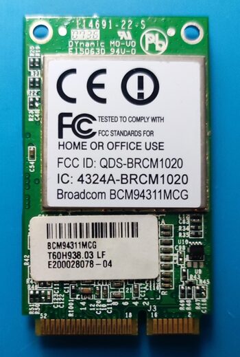 Tarjeta Wifi Broadcom BCM94311MCG