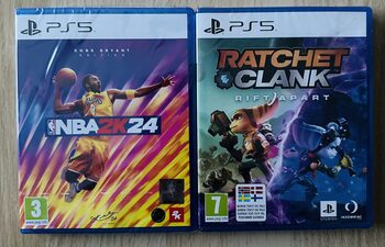 Nauji Nba2k24 ir Ratchet Clank ps5 žaidimai!