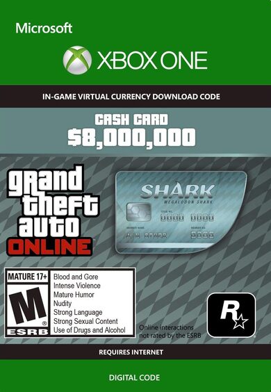 

Grand Theft Auto Online: Megalodon Shark Cash Card (Xbox One) Xbox Live Key GLOBAL