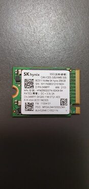 SK hynix 256GB SSD PCIe NVMe BC511