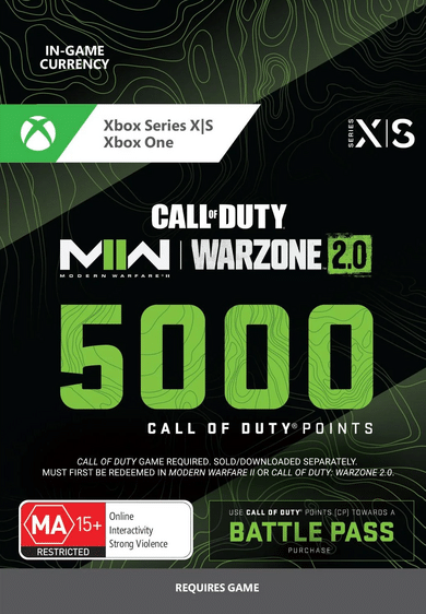 E-shop 5,000 Modern Warfare II or Call of Duty: Warzone 2.0 Points XBOX LIVE Key GLOBAL