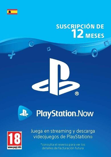 PlayStation Now 12 meses suscripción (ES) PSN Key ESPAÑA