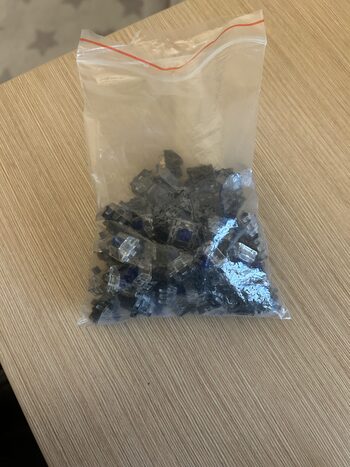 Blue switches for gk61+keycap puller for sale