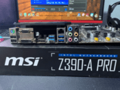 Buy MSI Z390-A PRO Intel Z390 ATX DDR4 LGA1151 2 x PCI-E x16 Slots Motherboard