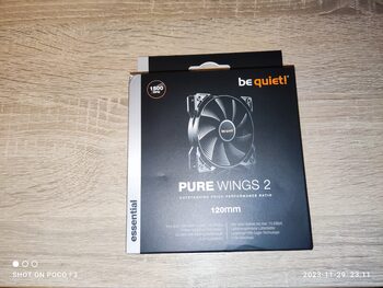 be quiet! Pure Wings 2 120 mm Black Single PC Case Fan