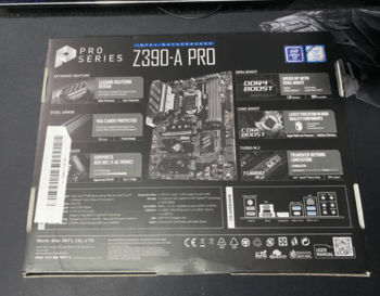 Get MSI Z390-A PRO Intel Z390 ATX DDR4 LGA1151 2 x PCI-E x16 Slots Motherboard