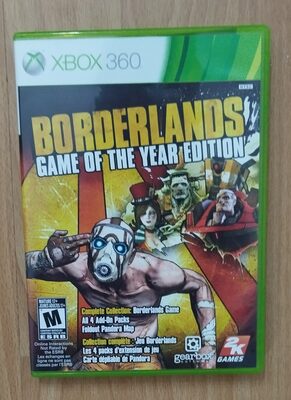 Borderlands Game Of The Year Edition Xbox 360