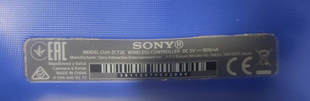 Mando ps4 azul