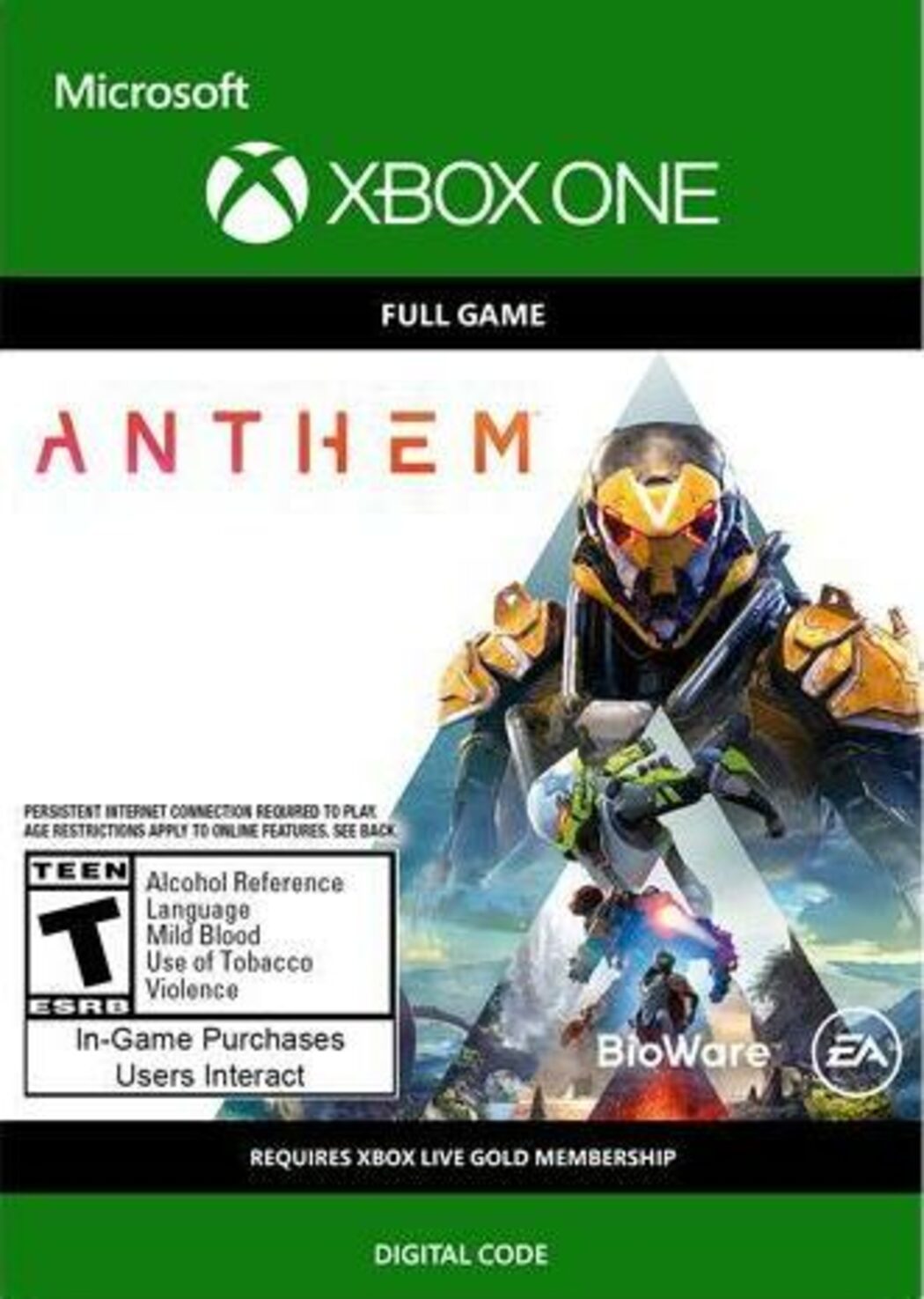 Wat dan ook lettergreep drie Buy Anthem (Xbox One) Key at the Best Price! Visit! | ENEBA