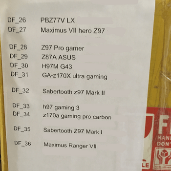 13 VNT Motininių plokščių Asus, Gigabyte, Asrock, MSI z170 z97 z77 z68 Motinines plokštes