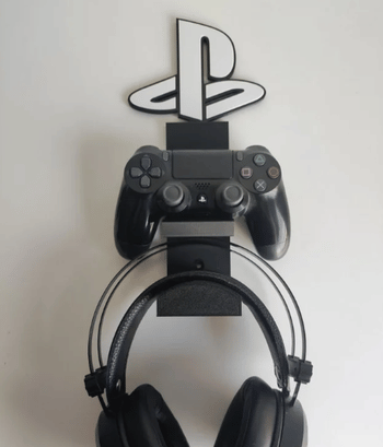 Soporte para mando y auriculares Playstation PS4, PS5