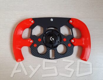 MOD F1 Formula 1 para Volante Logitech G29 y G923 Agarres rojos Red PlayStation