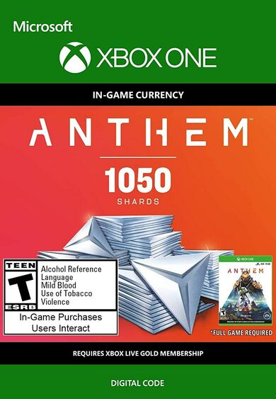 E-shop Anthem: 1050 Shards (Xbox One) Xbox Live Key GLOBAL