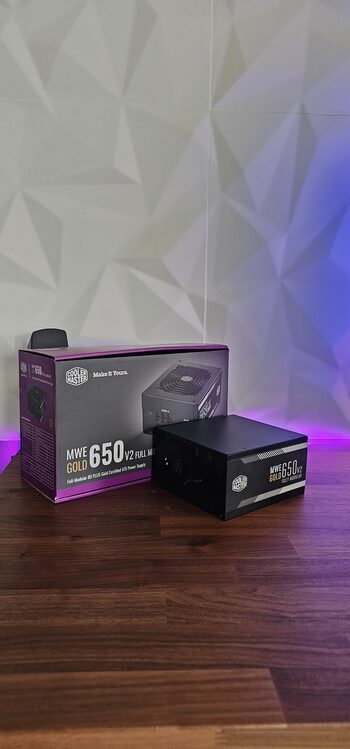 Pirkti Cooler Master MWE GOLD 650 V2 FULL MODULAR ATX 650 W 80+ Gold ...