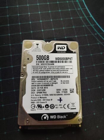 Comprar Western Digital Black 500 GB HDD Storage