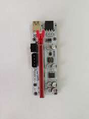 Riser PCI Express Adapter PCE164P-N09 VER-010-X for Bitcoin mining raudona-balta