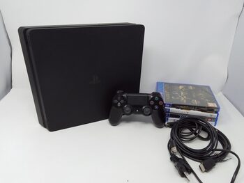 Su GARANTIJA! PlayStation 4 Slim, Black, 500GB + žaidimai dovanų