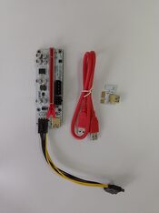 Buy Riser PCI Express Adapter PCE164P-N09 VER-010-X for Bitcoin mining raudona-balta