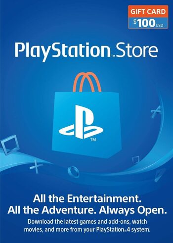 PSN Gift Card 100 USD (USA), Enjoy cheaper PSN price