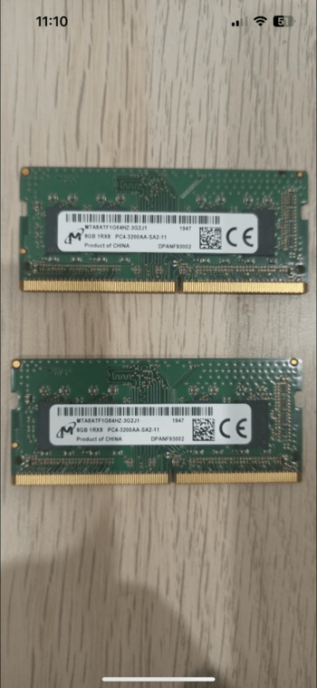 Micron 8 GB (1 x 8 GB) DDR3-1600 Green PC RAM