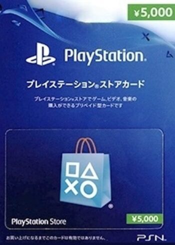 PlayStation Network Card 5000 JPY PSN Key JAPAN