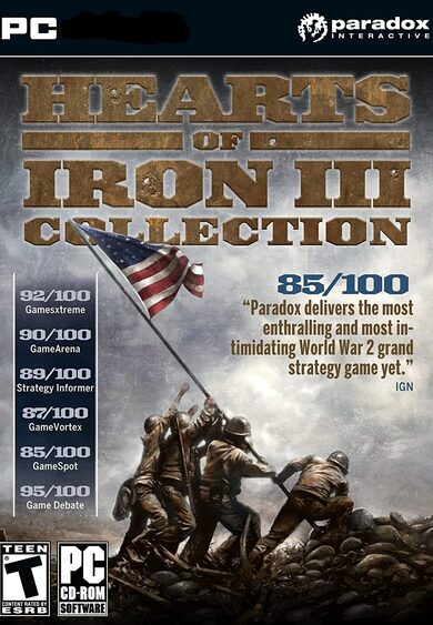 Hearts Of Iron III Collection (PC)  Steam Key EUROPE