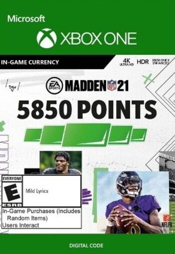 MADDEN NFL 21 - 5850 Madden Points XBOX LIVE Key GLOBAL