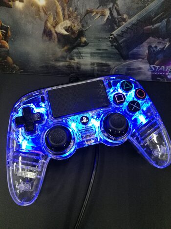 Žaidimų pultas PS4 Playstation 4 NACON wired compact controller light blue 