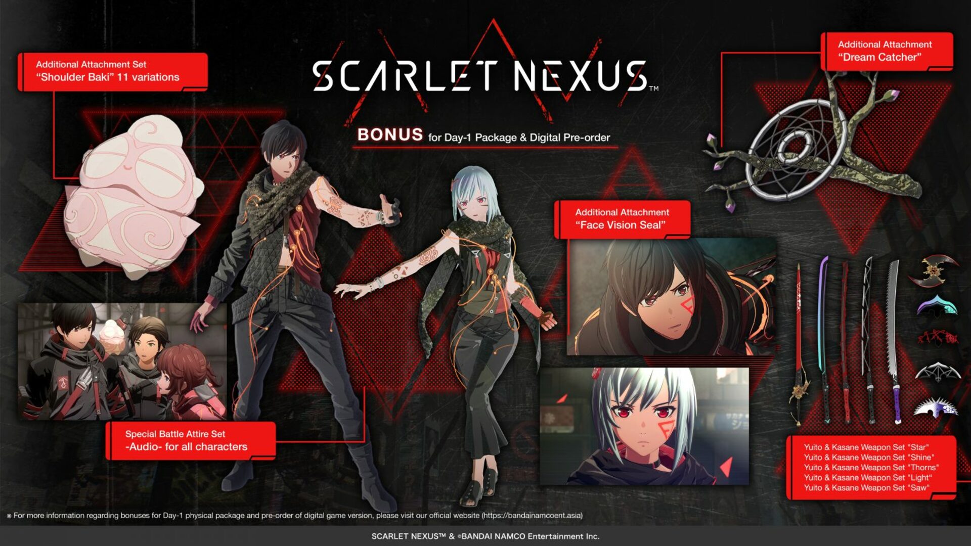 SCARLET NEXUS - Weapon Bundle DLC EU PS4 CD Key