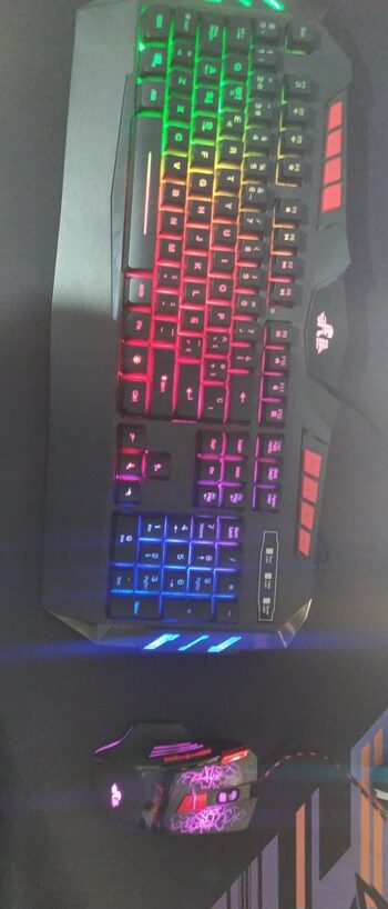 Pack teclado + ratón gaming con RGB
