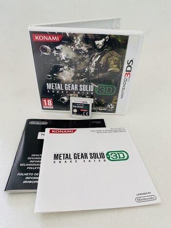 Metal Gear Solid Snake Eater 3D Nintendo 3DS