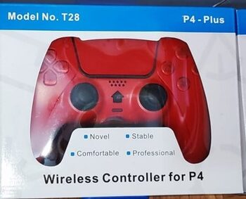 Mando PS5 PS4 PC Rojo Inalambrico Nuevo Blanco