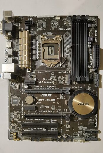 Asus H97-PLUS Intel H97 ATX DDR3 LGA1150 2 x PCI-E x16 Slots Motherboard