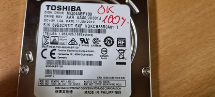 Pirkti Toshiba 1000GB SLIM MQ04ABF100 | ENEBA