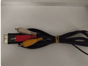 Câble Vidéo RCA Pour PlayStation PS1 PS2 PS3 - Neuf, Envoi Rapide